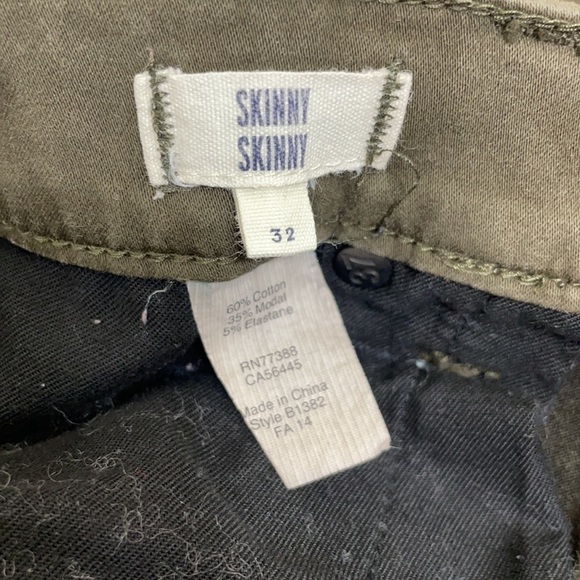 Madewell Olive Army Green Cropped Skinny Ankle - Picture 11 of 15